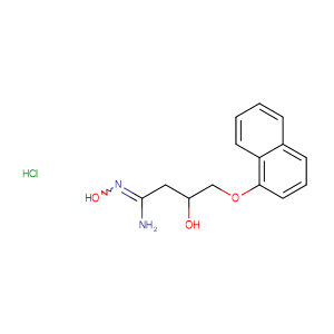 [N-羟基-C-(2-羟基-3-萘-1-基氧基丙基)亚氨甲酰]氯化铵