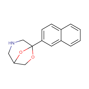 1-萘-2-基-7,8-二氧杂-3-氮杂双环[3.2.1]辛烷盐酸盐